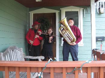 Christmas Instrument Poses, 2011