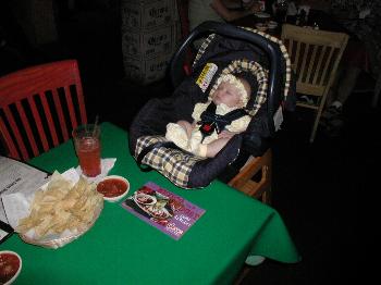 Jenna's First Dinner Out, 2002