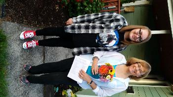 Jenna's First Day of 8th Grade, 2015