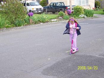 Jenna's New Scooter, 2008