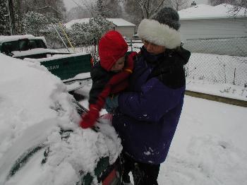 New Year's Day Snow, 2004