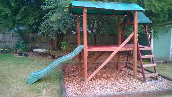 Play Structure Goes to a New Home, 2017