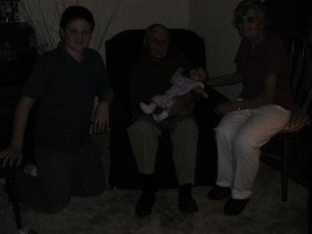 Visit with Great-Grandparents, 2002