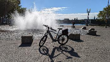 Biking around Portland