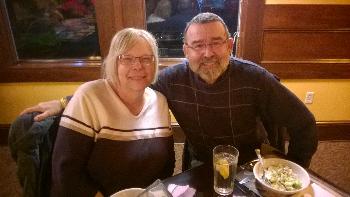 Dinner out with Houghtons, 2016