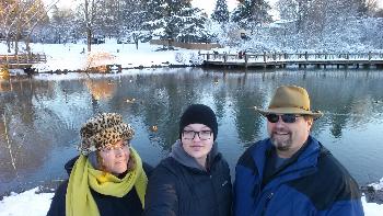 Commonwealth Lake Park in the Snow, 2017