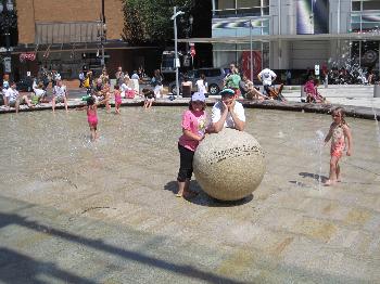 City, Sand, and Water in Portland, 2010