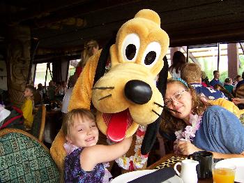 Disney World - Breakfast at Ohana, 2008